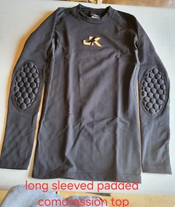 J4K Long Sleeved padded compression top youth medium - Picture 1 of 2