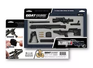 GoatGuns - Modelo Barrett MRAD MK22 fundido a presión escala 1/4, negro - Imagen 1 de 5