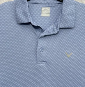 Camisa polo de golf Callaway Opti Dri Performance azul jaspeado para hombre XL - Imagen 1 de 9