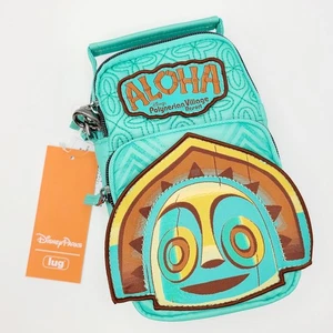 2025 Disney Parks Polynesian Resort Tiki Maui Lug Mini Skeeter Crossbody Bag NEW - Picture 1 of 3
