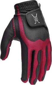 Handy Picks Men’s Golf Gloves, Premium Japanese Medium Large, Black n Red  - Picture 1 of 4