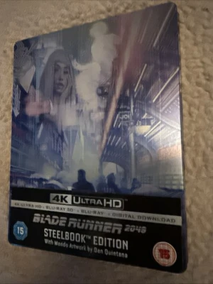 Blade Runner 2049 HMV UK Exclusive 4K UHD Blu Ray Steelbook - Rare! VGC  - Image 1 of 2