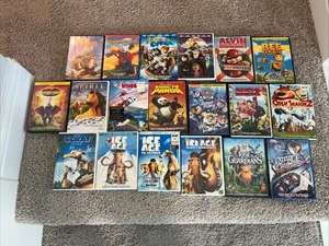 Children's DVD Lot:  DreamWorks/Sony/Fox/Nickelodeon 19 DVDs in original Cases - Picture 1 of 4
