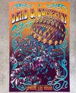 Cartel DEAD AND COMPANY SPHERE VEGAS 2025 FIRMADO 27/48 LE A 24x36 Bioworkz - Imagen 1 de 3