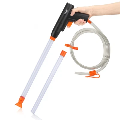 Hygger Aquarium Cleaner Kit Vacuum Pump Gravel Water Cleaning Fish Tank Siphon c