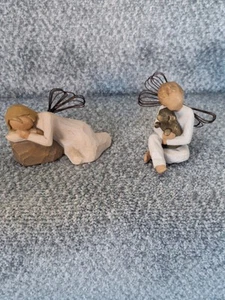 Willow Tree "Dreaming Angel" And Angel Of Comfort Figures - Bild 1 von 9