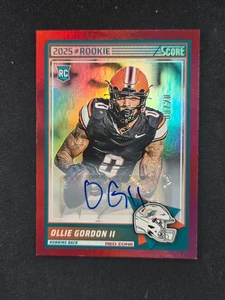 2025 Panini Football Score Ollie Gordon II RC Autograph /20 !!! - Picture 1 of 2