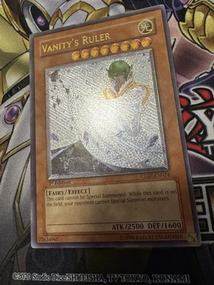 Yu-Gi-Oh! TCG Vanity’s Ruler - CDIP-EN024 - Ultimate Rare - 1st Edition LP - Image 1 of 4