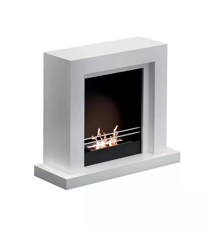 Tecno Air System Biocamino da Pavimento Camogli a bioetanolo Bianco 2.0 Kw Bioac