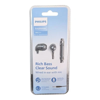 Philips 3.5mm Jack Headphones Earphones Wired for iPhone, iPad, Computer/Samsung - Image 1 of 3