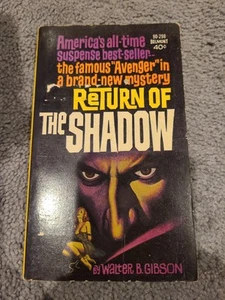 1963 THE SHADOW Return of the 2nd Belmont 90-298 Paperback / Steranko Cover 1964 - Picture 1 of 5
