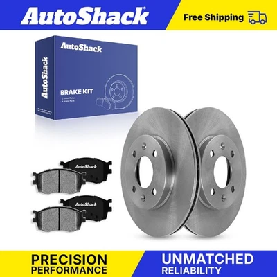 Front Brake Rotors Ceramic Pads for Kia Rio5 2006-2011 Hyundai Accent 1.6L Foto 1 de 4