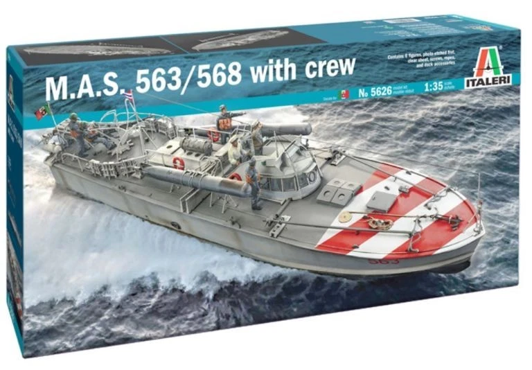 Italeri - MAS 568 4a Serie con equipaggio 1/35 - Immagine 1 di 1