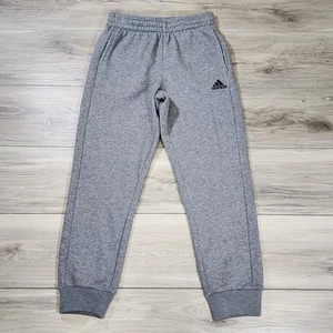 Adidas Pants Kids Medium Gray Essentials - Picture 1 of 7