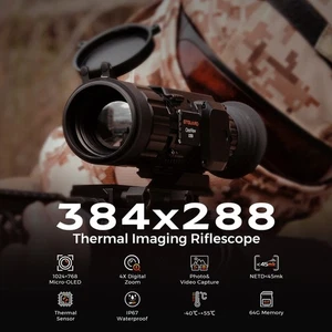 GTGUARD Thermal Imaging Riflescope 35mm 384x288 WiFi Thermal Scope for Hunting - Picture 1 of 15