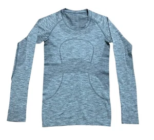 Camisa Lululemon Para Mujer Gris Manga Larga Swiftly Tech Run Manga Larga Talla 4 Yoga - Imagen 1 de 13