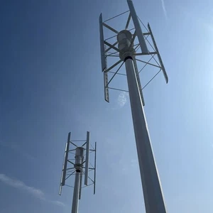 3000W 48V 220V Vertikal Windkraftanlage Maglev Windgenerator 5 Blätter Windräder - Bild 1 von 23
