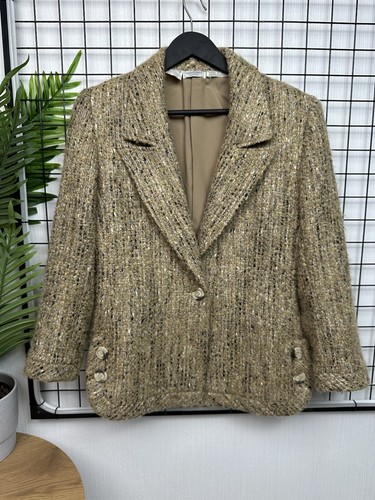 Rara giacca blazer vintage Valentino Botique tweed donna 8