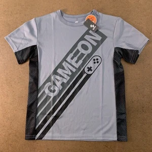 The Children's Place Boys Size Medium (7/8) Gray Graphic Mesh Performance Top - Picture 1 of 5