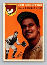 1954 Topps #76 Bob Scheffing VGEX-EX Chicago Cubs Baseball Card