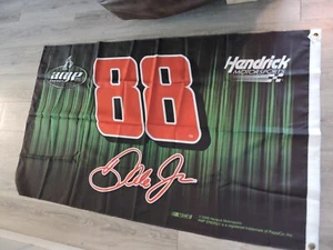 Motorsports Authentics #88 Dale Earnhardt Jr large doublesided flag 59 x 36 - Picture 1 of 4