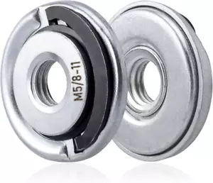 Yakamoz 2Pcs Quick Change Angle Grinder Flange Nuts 5/8-11 Replacement Lock Nut - Picture 1 of 12