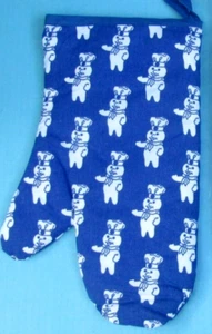 FS New Pillsbury Doughboy POPPIN' FRESH BLUE OVEN MITT - VINTAGE & RARE 1985 - Picture 1 of 5
