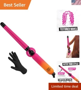 Luxury Rock N' Waver Curling Wand: 10 Settings for Effortless Textured Waves - Picture 1 of 7