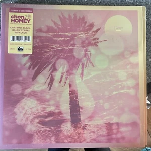 Chon – Homey: Limited Yellow/Black/Hot Pink Tri-Stripe 12" Vinyl LP New & Sealed - Picture 1 of 2