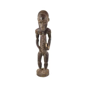Bamileke Carved Wood Figure Cameroon - Picture 1 of 8