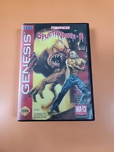 Estuche y juego Splatterhouse 3 Sega Genesis SIN LIBRO - Imagen 1 de 5