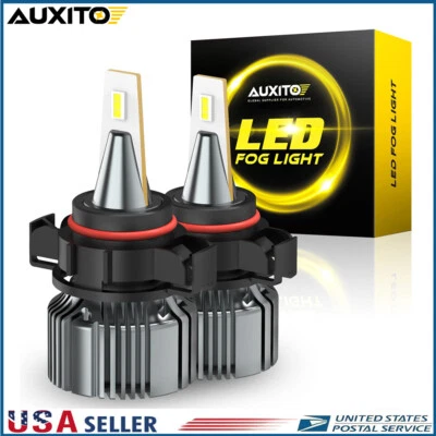 AUXITO LED PSX24W 2504 6000K Dos Bombillas Luz Antiniebla Reemplazar Stock Lámpara Halógena E Foto 1 de 4