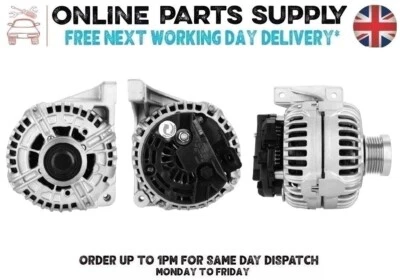 Alternator For Volvo XC90 XC70 V70 V40 S80 S70 S60 C70 2.0 2.3 2.4 2.5 - 160Amp - Image 1 of 4