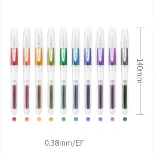 Monami Olika Transparent Fountain Pen Extra Fine Nib 0.5/0.38mm Writing Gift #s - Picture 1 of 33