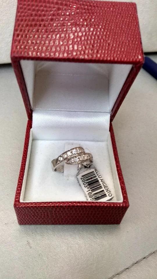 ANELLO DA DONNA IN ARGENTO 925 CON ZIRCONI TAGLIO BRILLANTE cod.1916 - Immagine 1 di 1