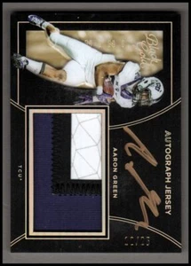 Parche jersey Panini 2016 oro negro autógrafo universitario #2 Aaron verde automático/25 - Imagen 1 de 2