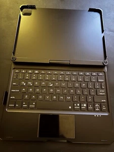 BlueBolt Rotate PRO Wireless Keyboard IPad Case New In Box Black Aluminum & Plas - Bild 1 von 17