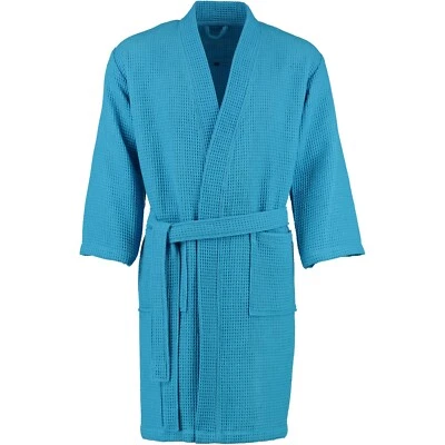 Vossen Bademäntel unisex Kurzmantel Rom turquoise - 5570 unisex Blau NEU & OVP