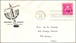 Scott 960 3 Cents William White House Of Farnam FDC Typed Addr Planty 960-20 - Picture 1 of 2