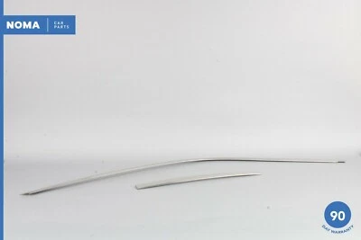 98-03 Jaguar XJ8 XJR VDP X308 Front Left Side Outer Door Window Molding Set OEM - Image 1 of 4