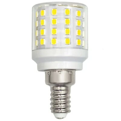1/10pcs E12 Candelabra Base LED Corn Bulb Lamp 6W 56-2835 SMD Refrigerator Light - Image 1 of 4