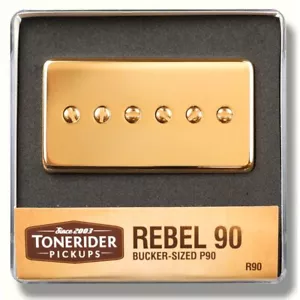 Tonerider R90-G 'Rebel 9'0 P90 Humbucker Guitar Pickup Gold. Single or Set - Picture 1 of 3