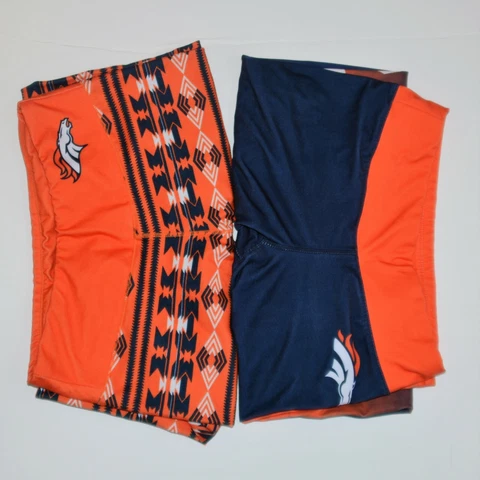 Lot (2) NFL Team Apparel Women's S Pants Leggings Tights Denver Broncos Football Cover