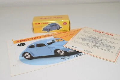 A4 1:43 ATLAS DINKY TOYS 181 VW VOLKSWAGEN BEETLE BEETLE MIB SEALED - Image 1 of 3