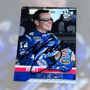 Kurt Busch 2010 PRESS PASS MILLER LITE BLUE DEUCE #2 NASCAR autographed card - Picture 1 of 1