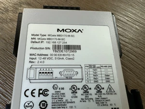 MOXA Model: MGate MB3170-M-SC - Bild 1 von 7