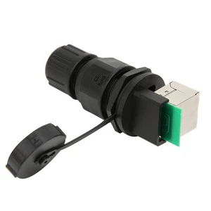 RJ45-90° RJ45-Stecker 8-polig Netzwerkbrücke Wasserdichter Stecker Stecker SA - Afbeelding 1 van 9