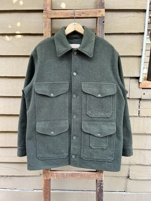 VTG Filson Mackinaw Cruiser Jacket Wool Green Medium AMAZING CONDITION RARE SIZE - Image 1 of 4