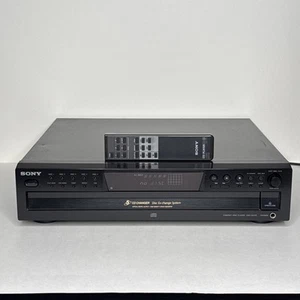 Sony CDP-CE375 5 Disc Player, CD Ex-Change Carousel Changer w/ Remote - Picture 1 of 16