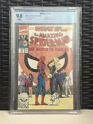 What If 21 Peter Married Black Cat CBCS 9.8 White Pages Sonyverse MCU Marvel - Image 1 of 2